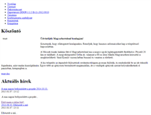 Tablet Screenshot of magyarhertelend.hu